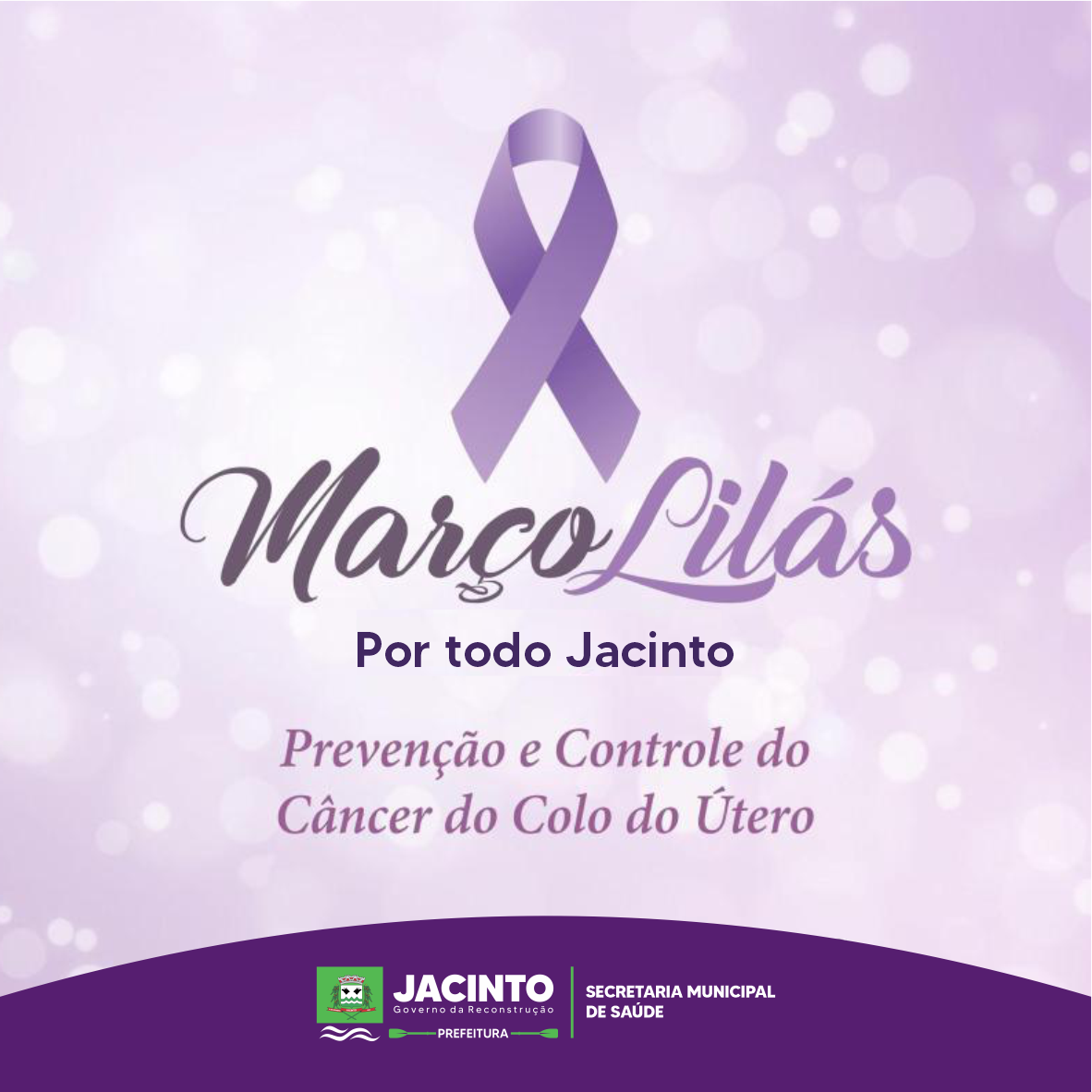 A campanha Março Lilás