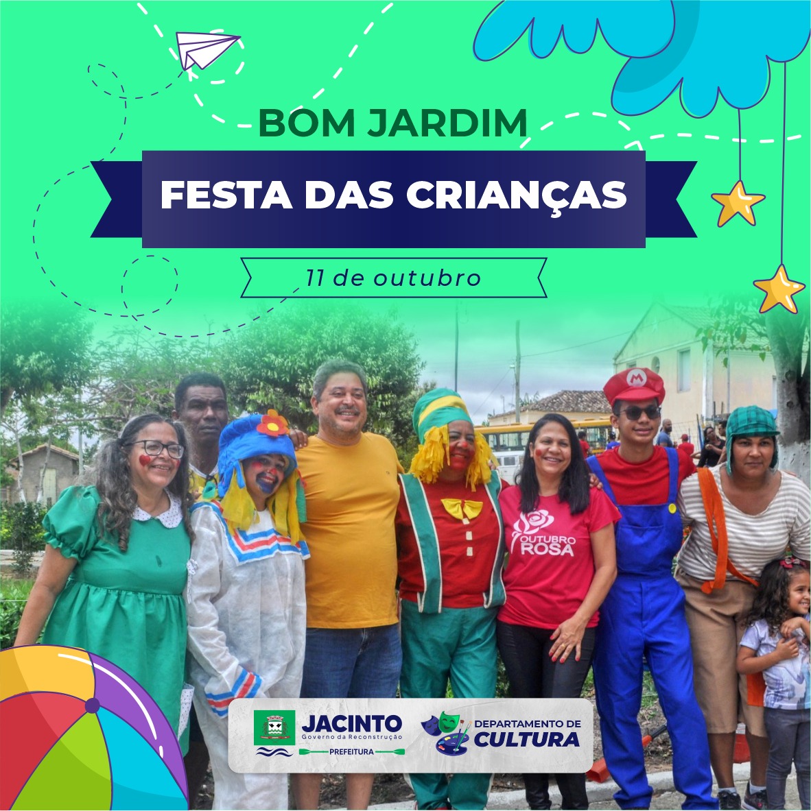 O distrito de Bom Jardim foi o palco do nosso quarto dia de Festa das Crianças.