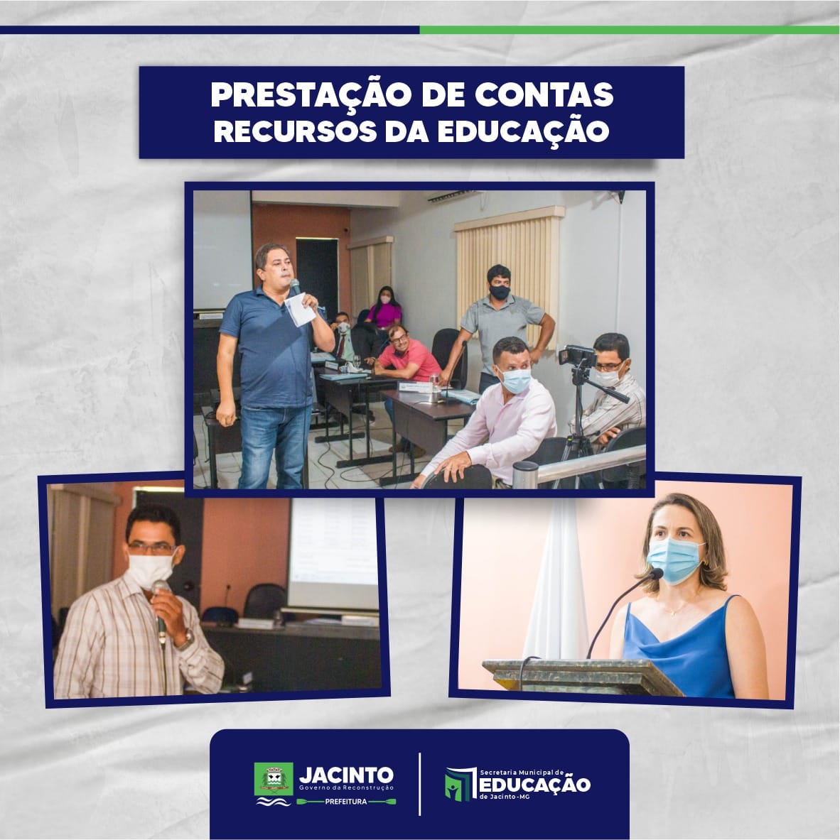 Prefeitura de Jacinto faz prestação de contas dos recursos da Educação na Câmara de Vereadores